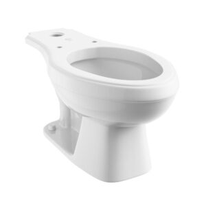 PROFLO Elongated Flush Valve Toilet Bowl Only - Less Flushometer