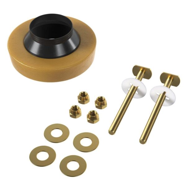 PROFLO Heavy Duty Wax Bowl Ring w/ Horn, Extra Wax, and Bolt Kit