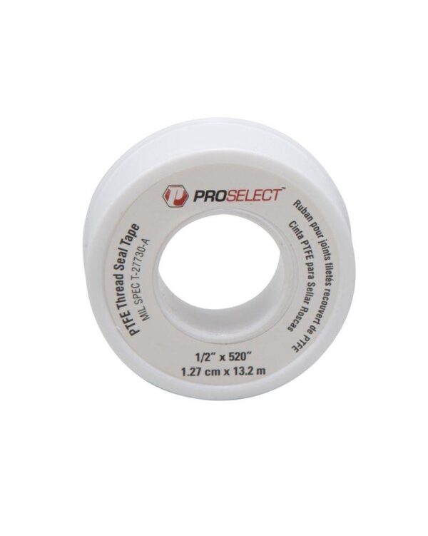 ProSelect 1/2 in. x 520 in. White PTFE Pipe Thread Tape
