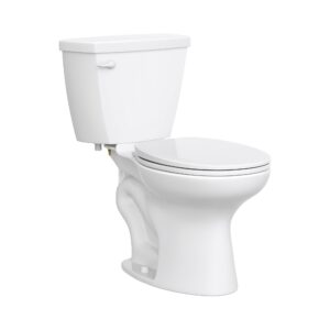 PROFLO Complete 1.28 GPF Standard Height Round Two-Piece Toilet with 12 in. Rough-In view 2