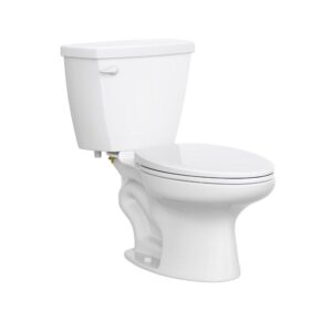 PROFLO Complete 1.28 GPF Standard Height Elongated Two-Piece Toilet with 12 in. Rough-In view 2