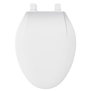 PROFLO Elongated Closed-Front Toilet Seat and Lid (Tizer Collection) view 3