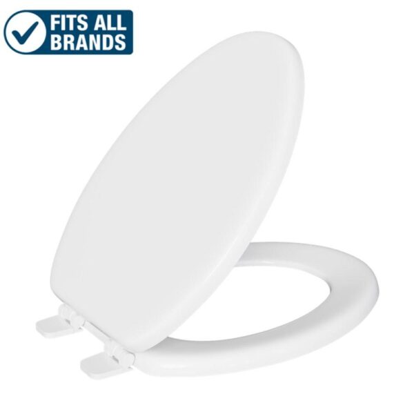 PROFLO Elongated Closed-Front Toilet Seat and Lid (Elmore Collection)