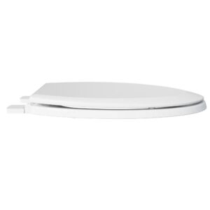 PROFLO Elongated Closed-Front Toilet Seat with Quick Release and Lid (Greenwood Collection) view 3