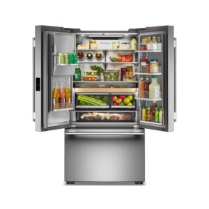 KitchenAid 23.1 Cu. Ft. 36-Inch Counter-Depth French Door Refrigerator with Intelligent Auto Fill view 2