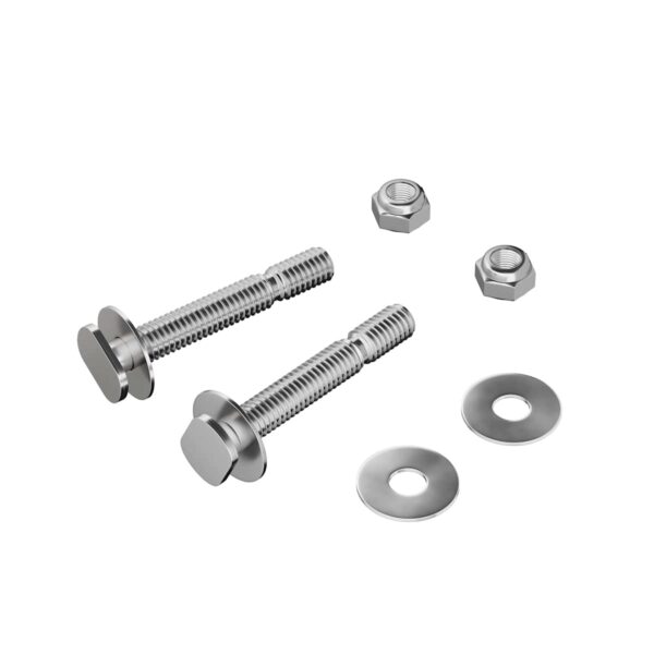 PROFLO 5/16″ Brass Snap Closet Bolt, Stainless Steel Pair