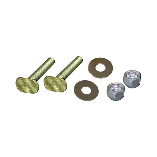 PROFLO 1/4″ x 3-1/2″ BP Closet Bolt Round Washer Pair