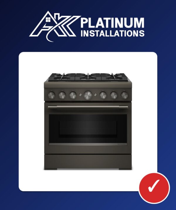 Pro Range Installation – Dual Fuel, Under 48 in.