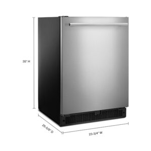 Whirlpool® 24 Inch Wide Undercounter Refrigerator with Towel Bar Handle, 5.1 Cu. Ft. view 3