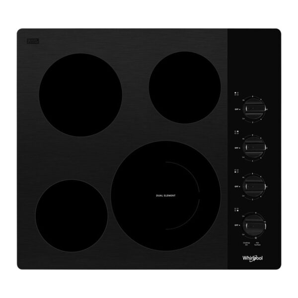 Whirlpool® 24-inch Compact Electric Ceramic Glass Cooktop (WCE55US4HB)
