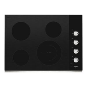 Whirlpool® 30-inch Electric Ceramic Glass Cooktop with Dual Radiant Element