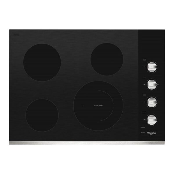 Whirlpool® 30-inch Electric Ceramic Glass Cooktop with Dual Radiant Element