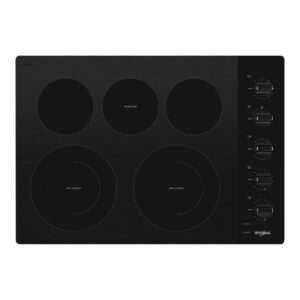 Whirlpool® 30-inch Electric Ceramic Glass Cooktop with Two Dual Radiant Elements view 2