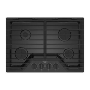 Whirlpool® 30-inch Gas Cooktop with EZ-2-Lift™ Hinged Cast-Iron Grate view 3