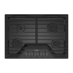 Whirlpool® 30-inch Gas Cooktop with EZ-2-Lift™ Hinged Cast-Iron Grate view 2