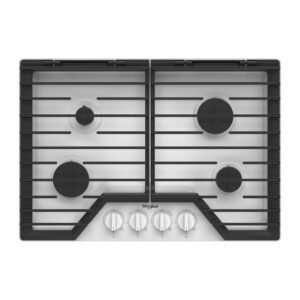 Whirlpool® 30-inch Gas Cooktop with EZ-2-Lift™ Hinged Cast-Iron Grate