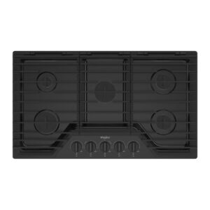 Whirlpool® 36-inch Gas Cooktop with EZ-2-Lift™ Hinged Cast-Iron Grate view 3