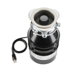Whirlpool 1/2 HP Continuous Feed Garbage Disposal with Power Cord view 2