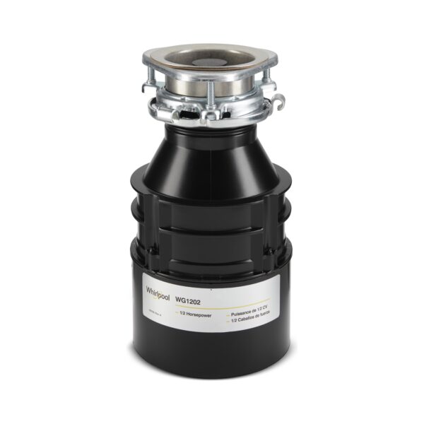 Whirlpool 1/2 HP Continuous Feed Garbage Disposal without Power Cord