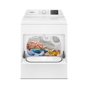 Whirlpool 7.0 Cu. Ft. Top Load Matching Gas Dryer with Adaptive Dry and Wrinkle Shield Option (WGD4307SW) view 3