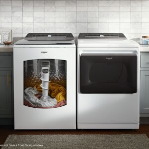 Whirlpool® 7.4 Cu. Ft. Smart Top Load Electric Dryer with Advanced Moisture Sensing view 7