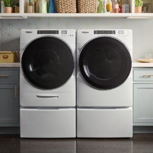 Whirlpool® 7.4 Cu. Ft. Front Load Electric Dryer with Steam Refresh and Sanitize Cycle view 4