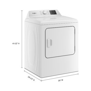 Whirlpool 7.0 Cu. Ft. Gas Dryer with Adaptive Dry and Vented Top Load Matching view 5