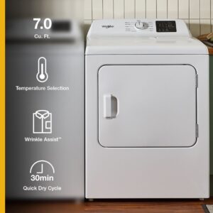 Whirlpool 7.0 Cu. Ft. Gas Dryer with Adaptive Dry and Vented Top Load Matching view 8
