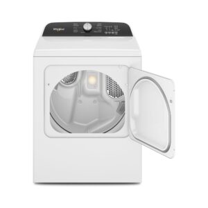 Whirlpool® 7.0 Cu. Ft. Long Vent Gas Moisture Sensing Dryer (WGD500CMW) view 3