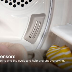 Whirlpool® 7.0 Cu. Ft. Long Vent Gas Moisture Sensing Dryer (WGD500CMW) view 5