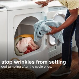 Whirlpool® 7.0 Cu. Ft. Long Vent Gas Moisture Sensing Dryer (WGD500CMW) view 6