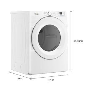 Whirlpool 7.4 Cu. Ft. ENERGY STAR Certified Front Load Gas Dryer with Wrinkle Shield Option view 12