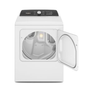 Whirlpool 7.0 Cu. Ft. Top Load Gas Dryer with Moisture Sensing and Steam Refresh (WGD5050LW) view 2