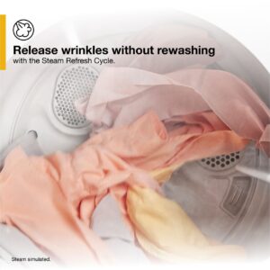 Whirlpool 7.0 Cu. Ft. Top Load Gas Dryer with Moisture Sensing and Steam Refresh (WGD5050LW) view 8