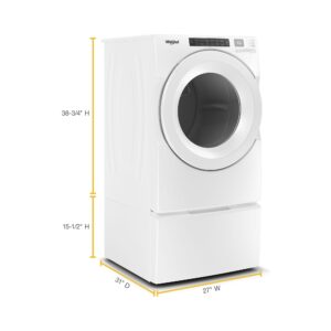 Whirlpool 7.4 Cu. Ft. ENERGY STAR Certified Front Load Gas Dryer with Intuitive Controls and Wrinkle Shield Option (WGD560LHW) view 4