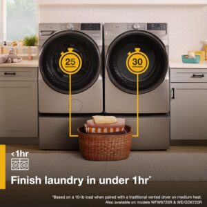 Whirlpool 7.4 Cu. Ft. Smart Front Load ENERGY STAR Gas Dryer with Wrinkle Shield Option view 9