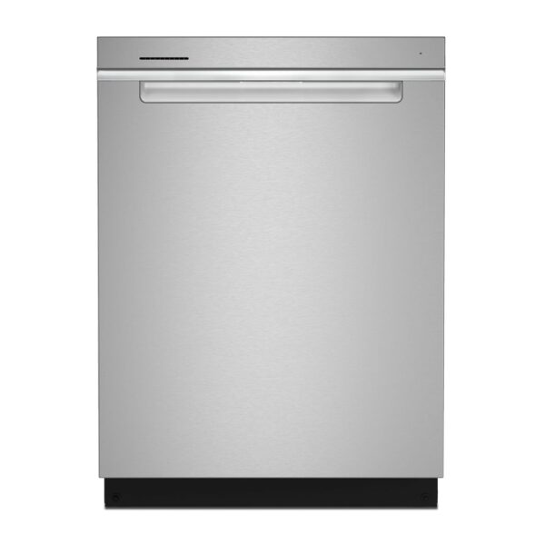 Whirlpool® 24″ Stainless Steel Dishwasher with AI Intelligent Wash and Pocket Handle – 47 dBA