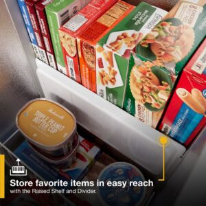 Whirlpool 16 Cu. Ft. Convertible Chest Freezer with 3 Storage Levels, 55 Inch Wide view 8