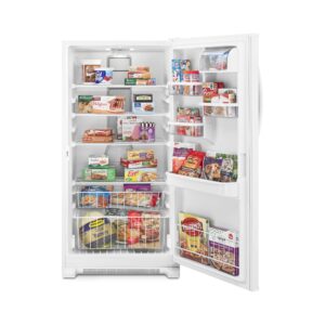 Whirlpool 20 Cu. Ft. Upright Freezer with Temperature Alarm, White view 2