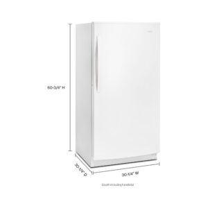 Whirlpool 16 Cu. Ft. Frost Free Upright Freezer, White view 6