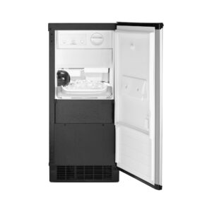 Whirlpool® 15 Inch Built In Icemaker with Clear Ice Technology, Fingerprint Resistant Stainless Steel view 2
