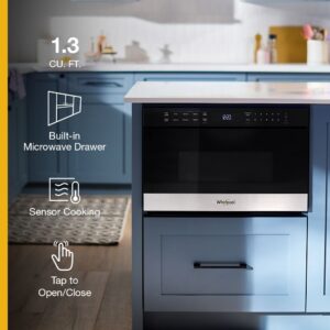 Whirlpool 24 Inch Built In Microwave Drawer with Sensor Cooking, 1.3 Cu. Ft. view 17