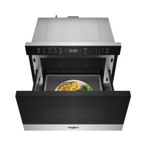Whirlpool 24 Inch Built In Microwave Drawer with Sensor Cooking, 1.3 Cu. Ft. view 2