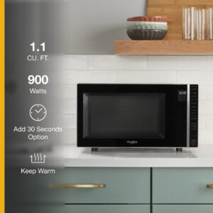 Whirlpool 1.1 Cu. Ft. Countertop Microwave with 900 Watt Cooking Power view 3