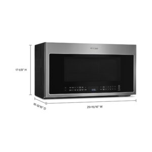 Whirlpool 1.9 Cu. Ft. Over-the-Range Microwave with Air Fry Mode and Convection Cooking view 6