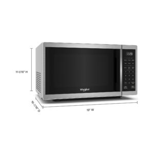 Whirlpool 0.9 Cu. Ft. Countertop Microwave with Steam Clean view 6