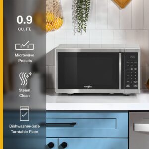 Whirlpool 0.9 Cu. Ft. Countertop Microwave with Steam Clean view 7