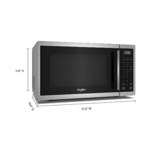 Whirlpool 1.0 Cu. Ft. Countertop Microwave with Air Fry view 6