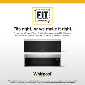 Whirlpool 1.1 Cu. Ft. Low Profile Microwave Hood Combination view 9
