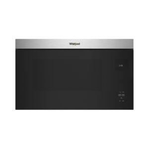 Whirlpool 1.1 Cu. Ft. Flush Built In Over the Range Microwave with Turntable Free Design